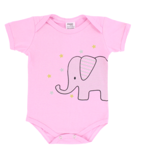 Body Estampado Elefante Rosa