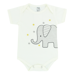 Body Estampado Elefante Branco